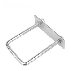 Plaque de cadre à boulon en U carré en acier inoxydable Pièces de <span class=keywords><strong>remorque</strong></span> de <span class=keywords><strong>voiture</strong></span> et accessoires de <span class=keywords><strong>remorque</strong></span> de bateau, y compris coupleur de sentier d'occasion et neuf - Product Image 4