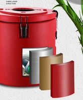 Glacière isotherme robuste ronde 5L 15L 25L 30L 40L 50L – Ensemble de seaux à glace pour boissons froides et chaudes, idéal pour l'extérieur, la bière et le vin