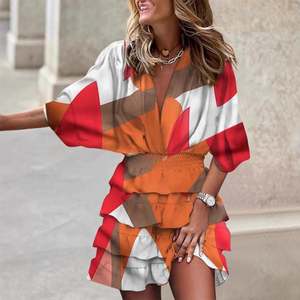 2025 Beliebte Damen Sommer Casual Chiffon Kleider Mode Damen Abendkleider für Partys Sexy Kleider - Product Image 4