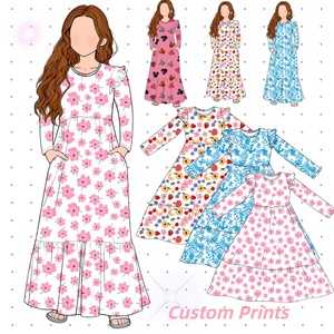 chinese dress ladies Tiered Maxi Dress with Belt