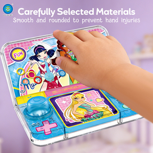 เกมวงแหวนน้ำพกพา <span class=keywords><strong>Winx</strong></span> <span class=keywords><strong>Club</strong></span> ของเล่นน้ำพลาสติกคลาสสิก ของเล่นเสริมพัฒนาการ ของเล่นนิ้วมือ ได้รับการรับรองมาตรฐาน EN71 และ ASTM ของเล่นน้ำย้อนยุคสำหรับเด็ก - Product Image 4