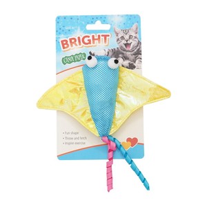 Kingtale personalizado resistente a mordeduras <span class=keywords><strong>Catnip</strong></span> color squreak papel océano peces gatitos burlarse gato dentición gato juguete - Product Image 4