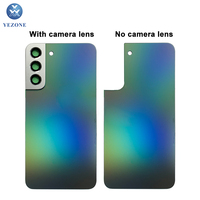 S22 étui pour samsung S22 couverture arrière porte boîtier de batterie remplacement boîtiers de téléphone portable S22 5G verre arrière