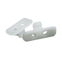 Clip de fixation latérale en nylon pour jupes de voiture, attache de retenue en plastique à enfoncer pour jupes de voiture