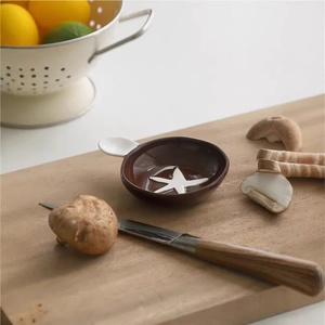 <span class=keywords><strong>Plato</strong></span> Pequeño de Cerámica Estilo Coreano, Apto para <span class=keywords><strong>Microondas</strong></span>, Forma Irregular, Calidad Premium, <span class=keywords><strong>Plato</strong></span> de Alta Gama para Salsas y Condimentos - Product Image 4
