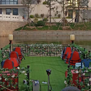 Muelle flotante de escenario simple <span class=keywords><strong>en</strong></span> el agua Tablero de espuma HDPE contenedor de Casa prefabricado Restaurante Flotante modificado - Product Image 2