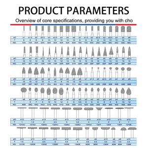 Lapidary diamantboortjes T-vormig 3mm schacht voor edelsteen jade amber juwelierswerk hoge precisie graveren - Product Image 5