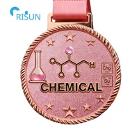 Médailles académiques chimiques de récompense de chimie physique de science classique d'école personnalisée