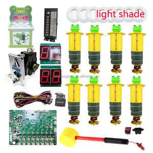 Çılgın kurbağa atlama DIY vurmak bir köstebek kurulu oyunu sikke Acceptpor Arcade 12V balık oyunu ile kids 'eğlence için - Product Image 2