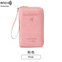 Ensemble d'Idées Cadeaux d'Entreprise pour Hôtels et Voyages, Articles Promotionnels de Luxe pour Affaires, Porte-Passeport, Pochette Zippée