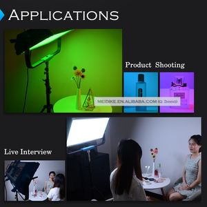 Yidoblo - Kit de Iluminación para Estudio Fotográfico de 300w/30000lm, Panel de Luz LED RGB de 2800-<span class=keywords><strong>9990k</strong></span>, Luz LED para Cámara y Fotografía AI-3000C - Product Image 5