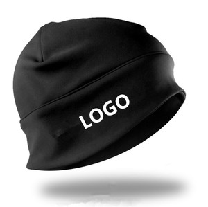 Bonnet de course en polyester élasthanne avec logo personnalisé, bonnet de cyclisme réfléchissant avec logo imprimé en gros - Product Image 1