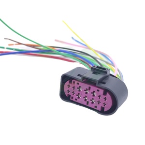 2011-2015アウディ用14ワイヤーヘッドライトピグテールハーネス1J0973737 - Product Image 1