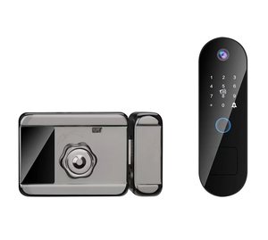 Cerradura inteligente para exteriores impermeable IP65 de doble cara Tuya con cámara, videoportero y resistencia a altas temperaturas. - Product Image 2