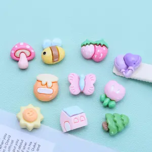 Custom Mini Fairy Tale Forest Series DIY Resin Flatback Charms For Phone Case Hair Clip Jewelry