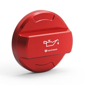 BEVINSEE 1.8L 2.0L TSI moteurs bouchon d'huile A3 S3 Q3 bouchon de remplissage de carburant d'huile # 06K103485C 06K103485A pour VW Tiguan Passat pour <span class=keywords><strong>Audi</strong></span> - Product Image 1