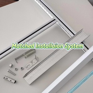 Panel de Techo de Fibra Mineral PuloMax 595x1195x15mm, Reductor de Ruido, Resistente al Fuego y a la Deformación por Gravedad, para Restaurantes y Cines - Product Image 3