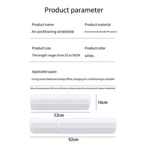 <span class=keywords><strong>Déflecteur</strong></span> d'air <span class=keywords><strong>mural</strong></span> avancé avec réglage télescopique de la largeur pour un flux d'air personnalisable - Product Image 4