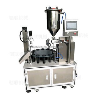 Silian vendas quentes personalizadas máscara delineador batom 1 ~ 15ml com bola de enchimento e tampa máquina de linha de produção - Product Image 5