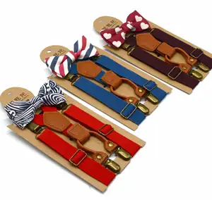 Ivy40233A New style kids boys suspenders classic children's individual suspenders and shirt loops