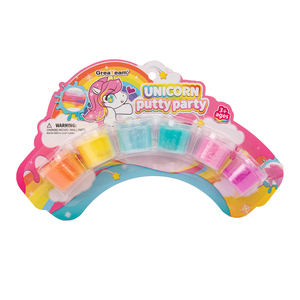 Multi Color Putty Party Favor Gifts <span class=keywords><strong>Puzzle</strong></span> Décompression DIY Putty Slime Toys Unicorn Theme Merde Slime Convient aux enfants de 3 ans et plus - Product Image 2