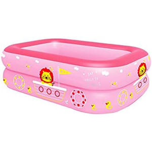Bañera Inflable Rosa para Bebés, Piscina Portátil Plegable para Niños - Product Image 3