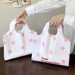 Tùy chỉnh in túi nhựa may mặc với lỗ đục lỗ và treo Tab quần áo Bìa Túi mua sắm Nhà cung cấp - Product Image 1