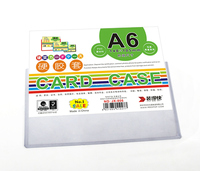 Carpeta Transparente para Documentos Tamaños A3/A4/A5/B4, Carpeta Rígida de PVC con Impresión Laminada