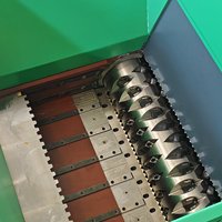 Broyeur de déchets de carton ondulé efficace, broyeur de carton à axe unique pour centre de recyclage du bois et du papier