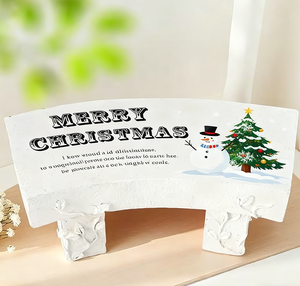 Plaque commémorative en résine personnalisable - Message/design gravable, thème familial, idéale pour la décoration intérieure - Product Image 1