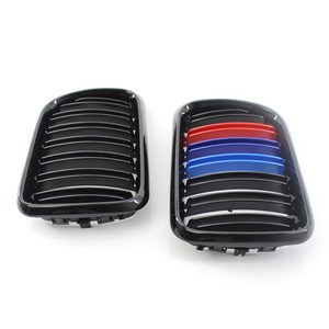 Rejilla BMW E36 en negro brillante estilo M, inserto de plástico ABS para parachoques delantero, actualización para modelos 1997-1999 - Product Image 1