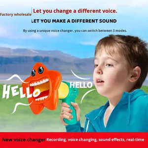 Yenilikçi Şaka Komik Ses Değiştirici Küçük Plastik Hoparlör Yaratıcı El Tipi Amplifikatör Kayıt Mikrofonu Gençlik Oyuncağı - Product Image 2