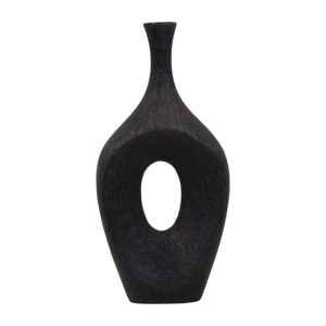 Vaso decorativo in ceramica a taglio aperto per l'arredamento del soggiorno, ideale come complemento d'arredo per camera da letto, ufficio, scrivania o tavolo. - Product Image 1