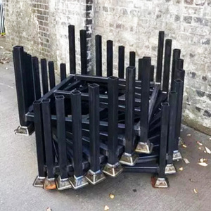 HRT Galvanizado Logística Almacenamiento Tubería de acero Apilamiento Palet de metal Andamio Stillages - Product Image 6