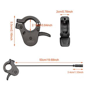 Acelerador de Pulgar para Bicicleta Eléctrica 300X, Conector SM Macho para Ebike/Fatbike de 24V 36V 48V - Product Image 3