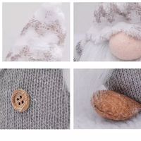 Gnomes de Noël Rudolph poupée elfe sans visage jouet en peluche pour enfants maison ornements et cadeaux décorations de noël