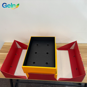 [En stock] Emballage biodégradable haut de gamme 15 kg pour fruits et maïs, double couche, avec boucle intérieure, portable, pour cadeaux de festival, en carton ondulé - Product Image 3