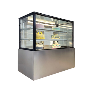 Vitrine d'affichage de gâteau commerciale 3 <span class=keywords><strong>réfrigérateur</strong></span> d'exposition de boulangerie de couche réglable - Product Image 2