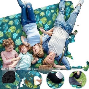 Couverture de plage pliable portable et durable pour les activités de plein air et la randonnée - Product Image 4