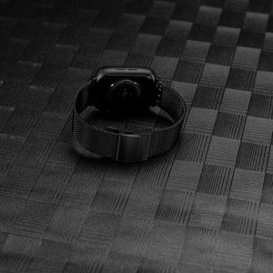 LAIHE <span class=keywords><strong>Bracelet</strong></span> de montre intelligente de luxe <span class=keywords><strong>Bracelet</strong></span> en métal maillé pour <span class=keywords><strong>Apple</strong></span> <span class=keywords><strong>Watch</strong></span> <span class=keywords><strong>Bracelet</strong></span> intelligent en acier inoxydable milanais pour <span class=keywords><strong>Apple</strong></span> <span class=keywords><strong>Watch</strong></span> - Product Image 4