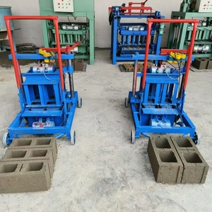 Mesin pembuat bata beton Diesel Manual, mesin pembuat bata blok beton berongga Harga - Product Image 4