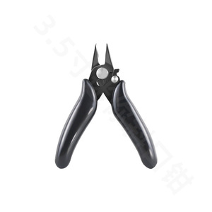 Mini alicates diagonales de 3,5 pulgadas, mango de PVC antiestático de acero al manganeso para cortar cables eléctricos - Product Image 2