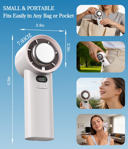 Wholesale 5 Speed Adjustable <b>USB</b> Rechargeable Portable <b>Mini</b> Hand <b>Fan</b> for Car and Outdoor - Product Image 5