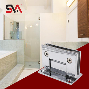 <span class=keywords><strong>Cerniere</strong></span> quadrate con superficie bombata regolabili in lega di zinco <span class=keywords><strong>per</strong></span> impieghi gravosi in ottone con schermo <span class=keywords><strong>a</strong></span> 90 gradi <span class=keywords><strong>per</strong></span> doccia - Product Image 3