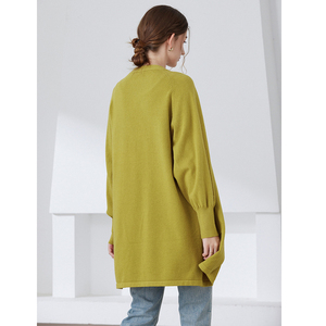 Suéter de talla grande para <span class=keywords><strong>mujer</strong></span> de Otoño de alta calidad, cárdigan con manga de hombro, cárdigan con cuentas de flores, suéter de longitud media para <span class=keywords><strong>mujer</strong></span> - Product Image 6
