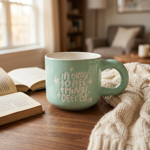 Mug en céramique de porcelaine, style minimaliste moderne, éco-responsable, best-seller, design créatif nordique, mignon, compatible micro-ondes - Product Image 5