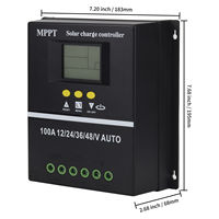 Contrôleur solaire YongFa 100A 80A 60A pour batterie lithium 48V, module de charge solaire, direct usine