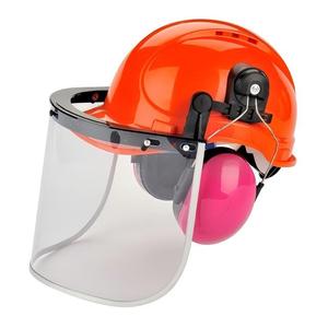 Casco de Seguridad Forestal con Protección Completa, Visera Protectora de Malla y Orejeras, Certificado CE EN 397 EN1731, Resistente a Impactos - Product Image 1