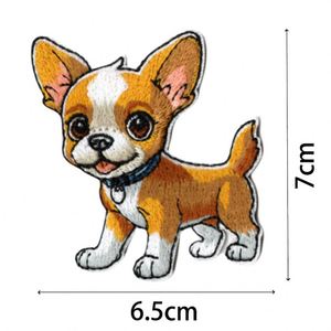 New Embroidery <b>Iron</b> on Cute Lifelike Pet Dog Patch for Bag Clothes Decoration - Product Image 3