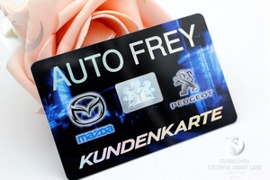 Cartes de visite personnalisées en PVC magnétique holographique imprimées Cr80 avec logo personnalisé, adhésif, laser 3D, étanches, carte d'identité sécurisée - Product Image 3